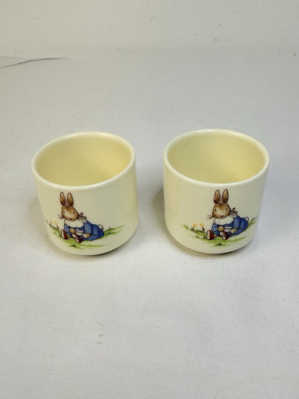 Royal Doulton Bunnykins Set Of Two Egg Cups